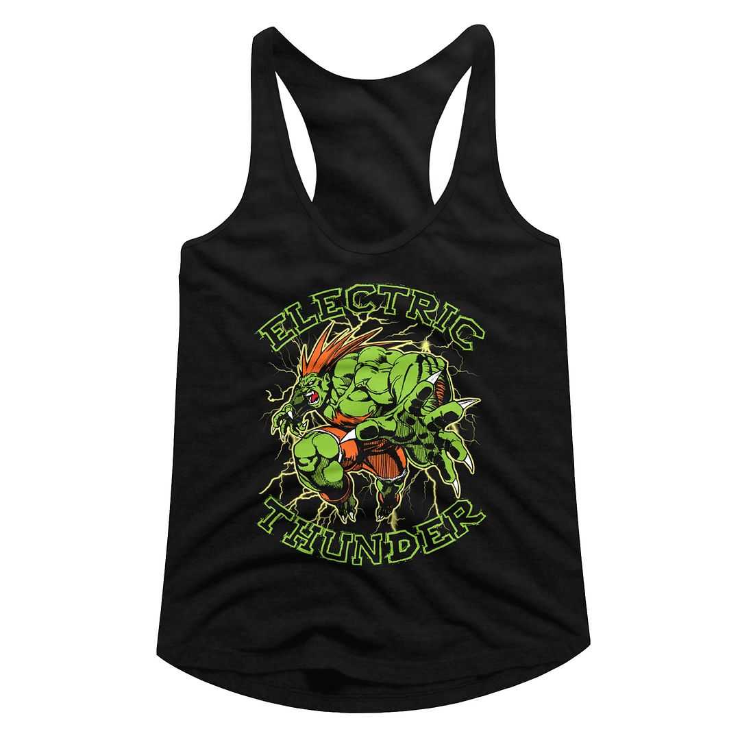 Street Fighter - ELECTRIC THUNDER Adult Shirt