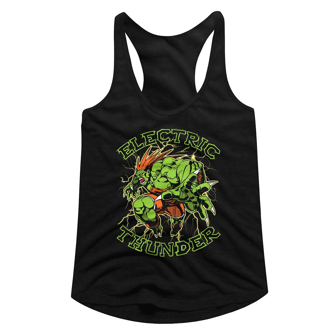 Street Fighter - ELECTRIC THUNDER Adult Shirt