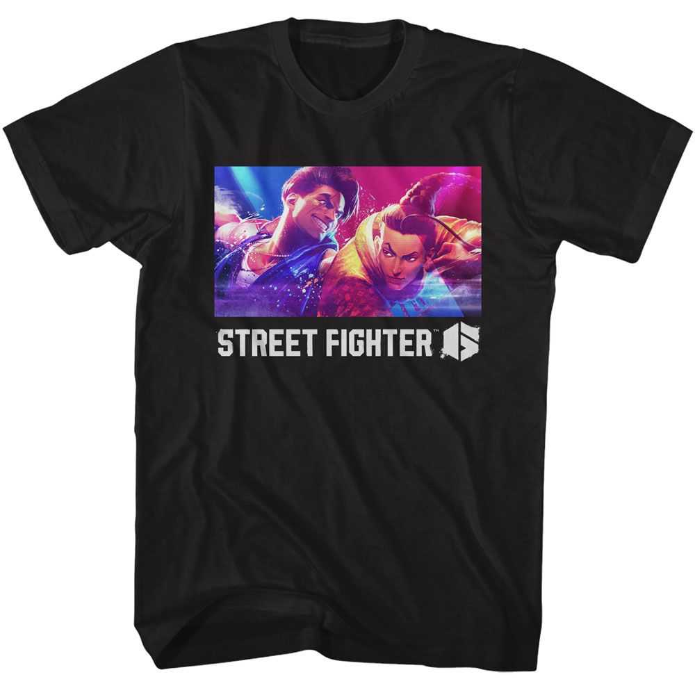 Street Fighter - STREET FIGHTER LUKE AND JAMIE Adult Shirt