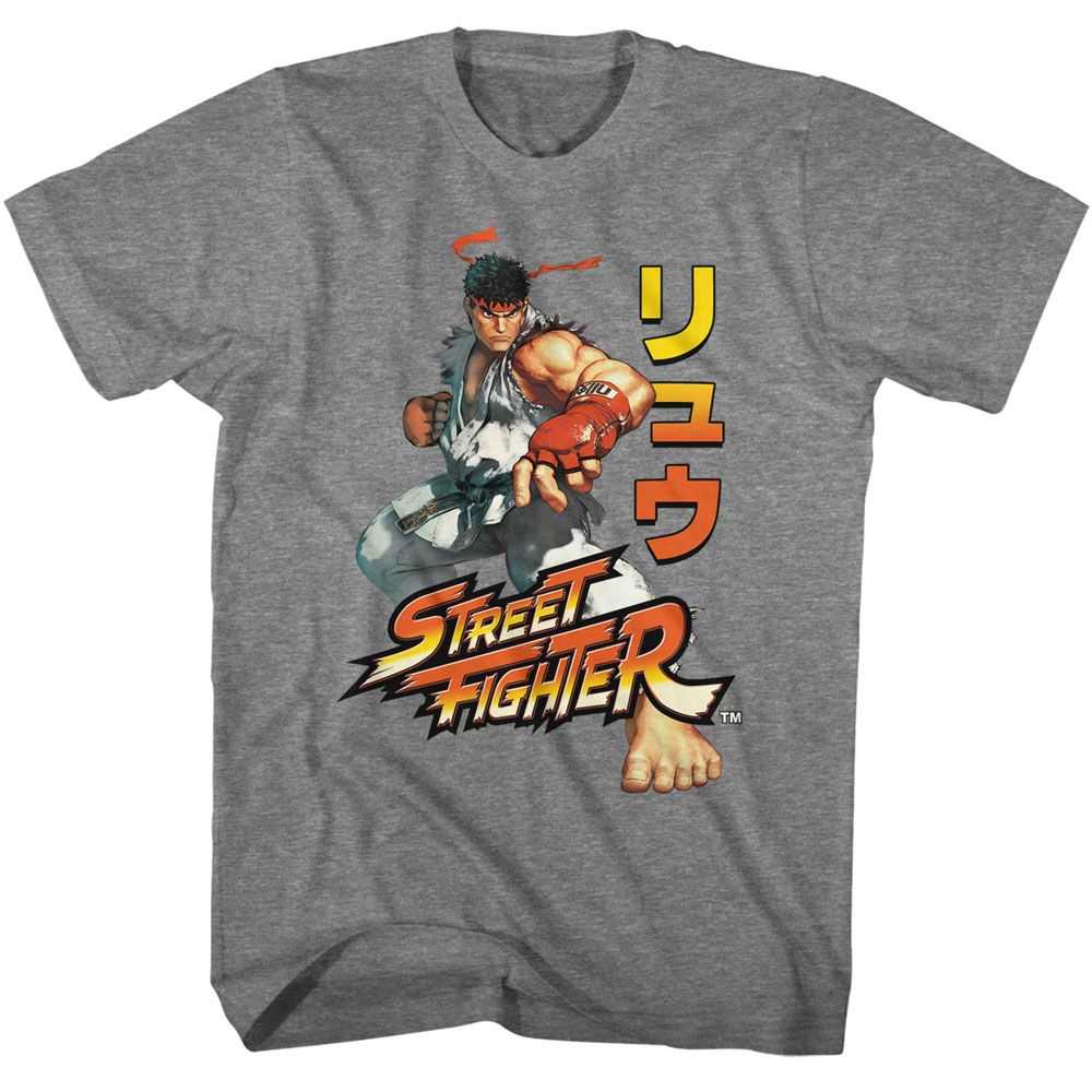 Street Fighter - STREET FIGHTER RYU POSE STREET FIGHTER 5 Adult Shirt