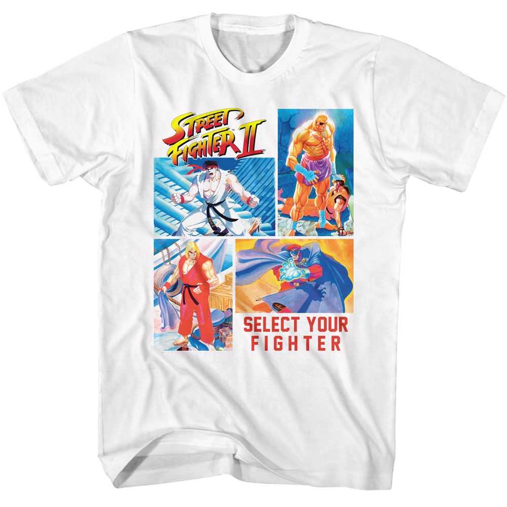 Street Fighter - STREET FIGHTER 4 PHOTOS SELECT YOUR FIGHTER Adult Shirt