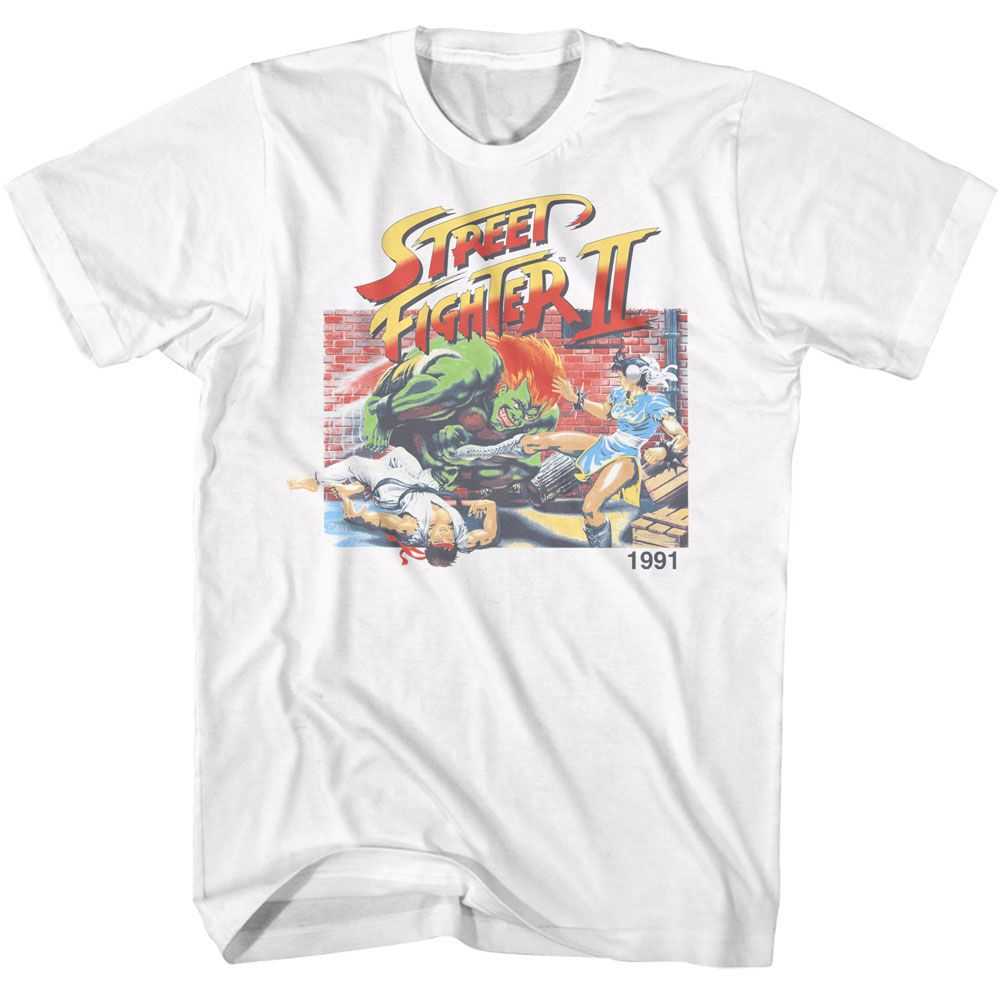 Street Fighter - STREET FIGHTER FADED SF2 Adult Shirt