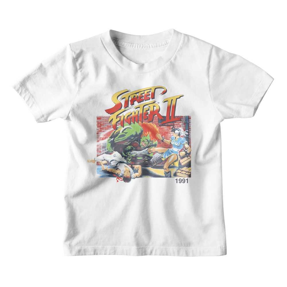Street Fighter - STREET FIGHTER FADED SF2 Youth Shirt