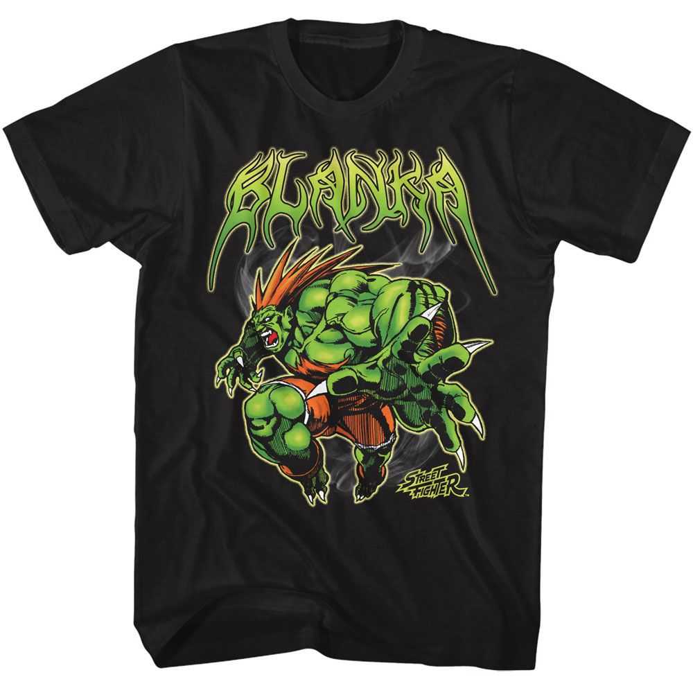 Street Fighter - STREET FIGHTER BLANKA METAL Adult Shirt
