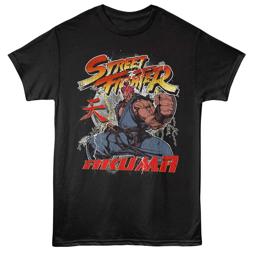 Street Fighter - STREET FIGHTER ELEMENTAL AKUMA Adult Shirt