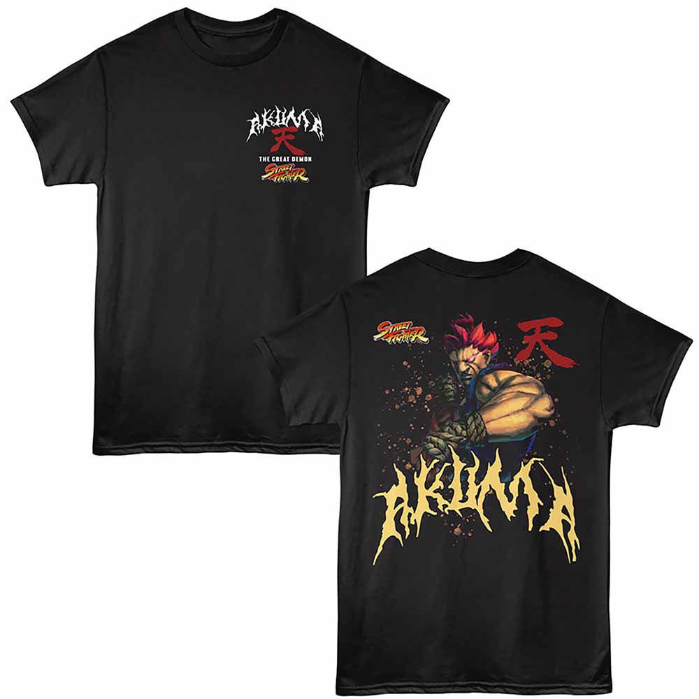 Street Fighter - STREET FIGHTER AKUMA DEMON Adult Shirt