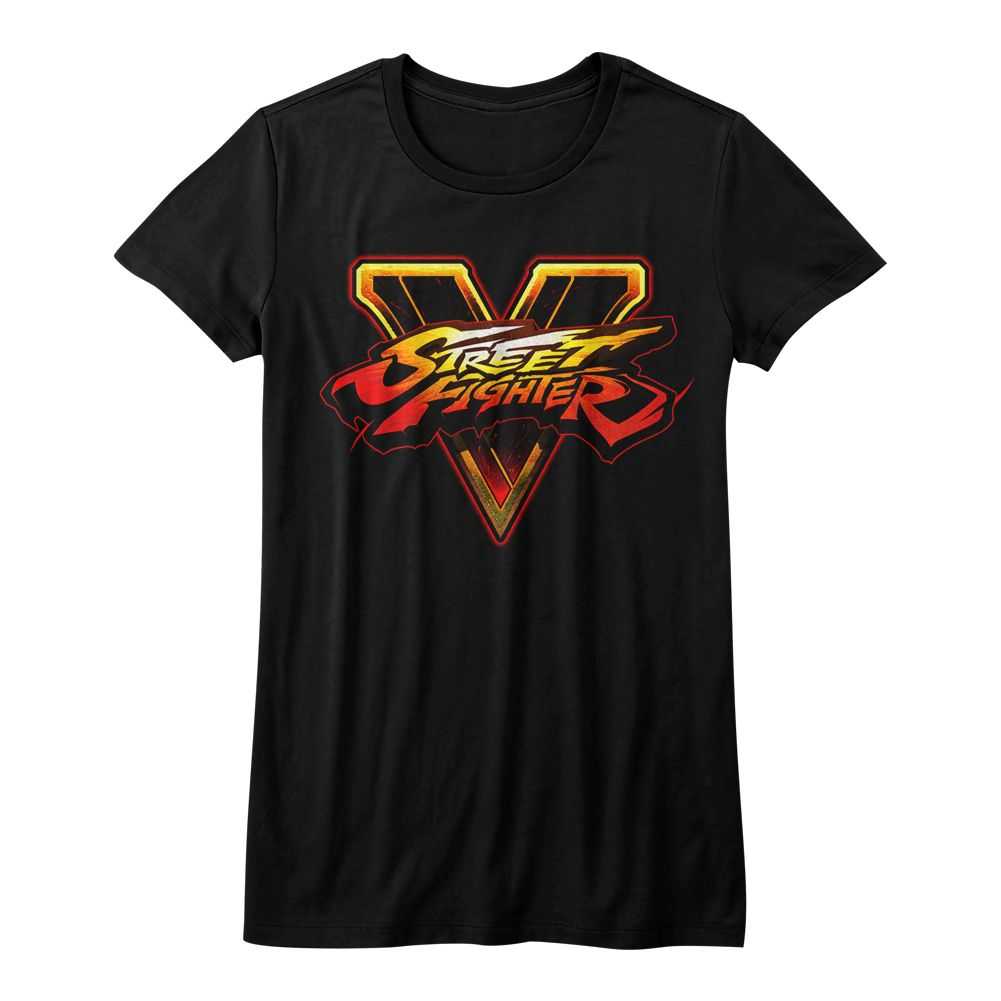 Street Fighter - SFV LOGO Adult Shirt