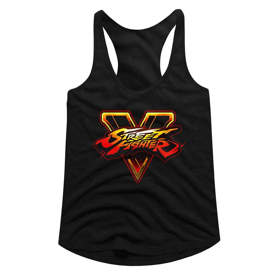 Street Fighter - SFV LOGO Adult Shirt