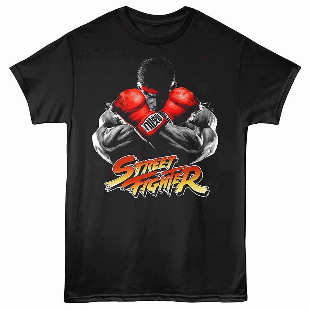 Street Fighter - SF RYU LOGO Adult Shirt