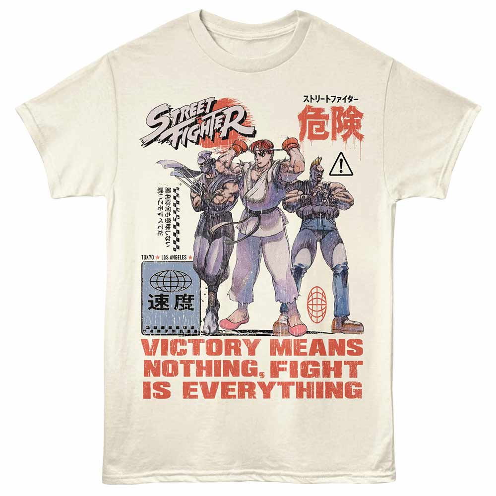 Street Fighter - STREET FIGHTER VICTORY MEANS NOTHING Adult Shirt