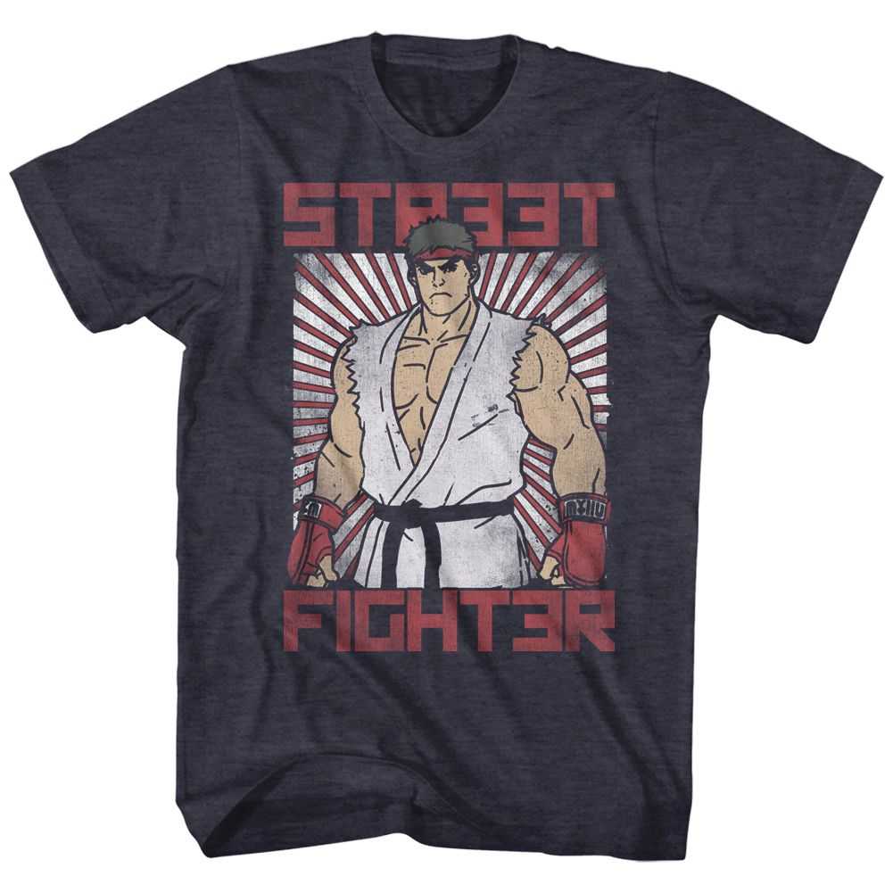 Street Fighter - BLOCK PRINT Adult Shirt