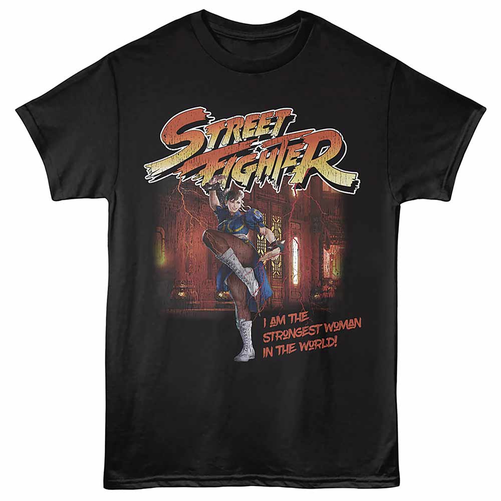 Street Fighter - STREET FIGHTER STRONGEST WOMAN Adult Shirt