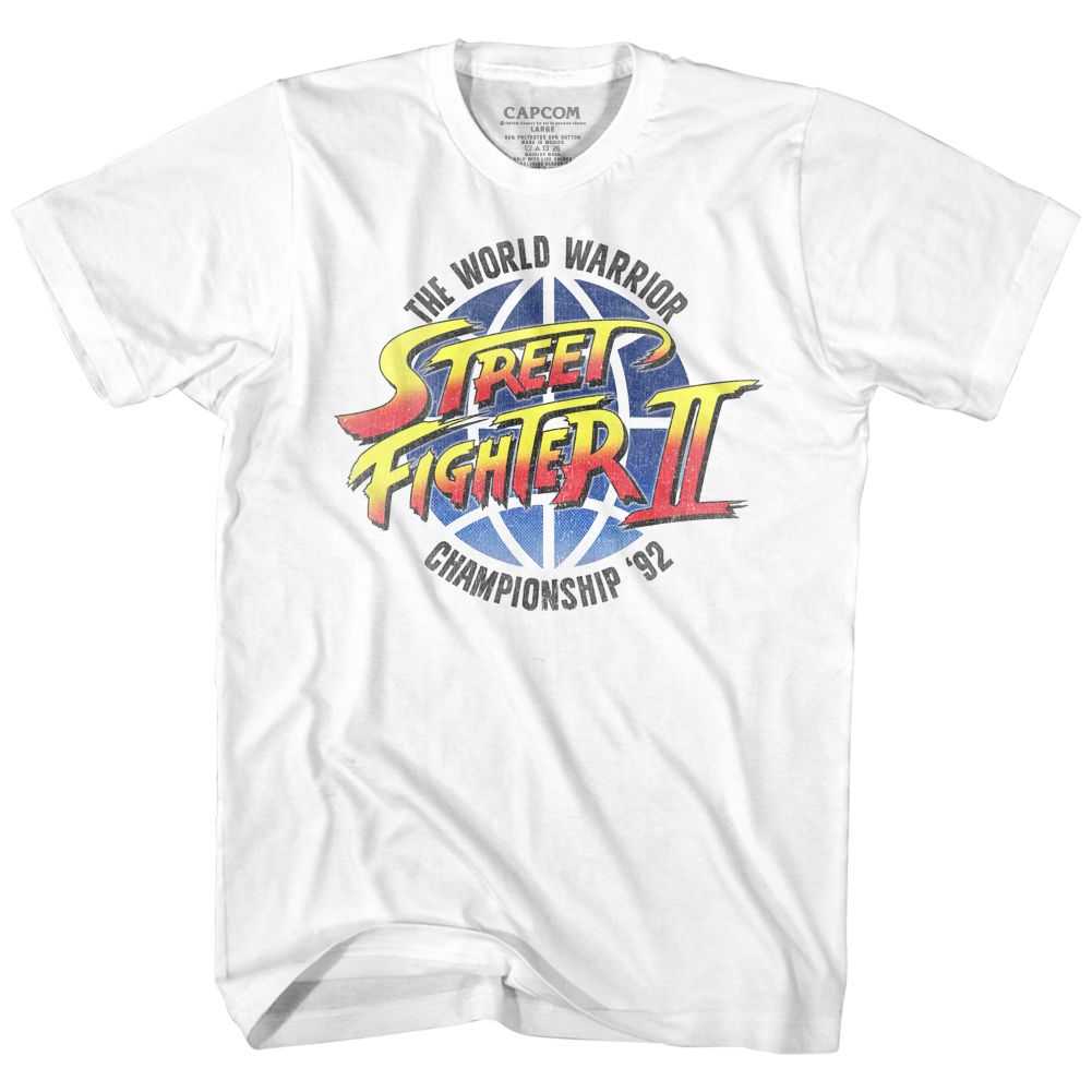 Street Fighter - WORLD WARRIOR Adult Shirt