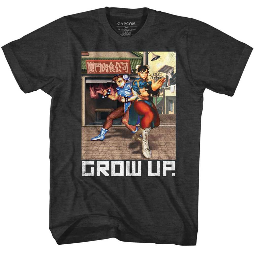 Street Fighter - GROW UP. Adult Shirt