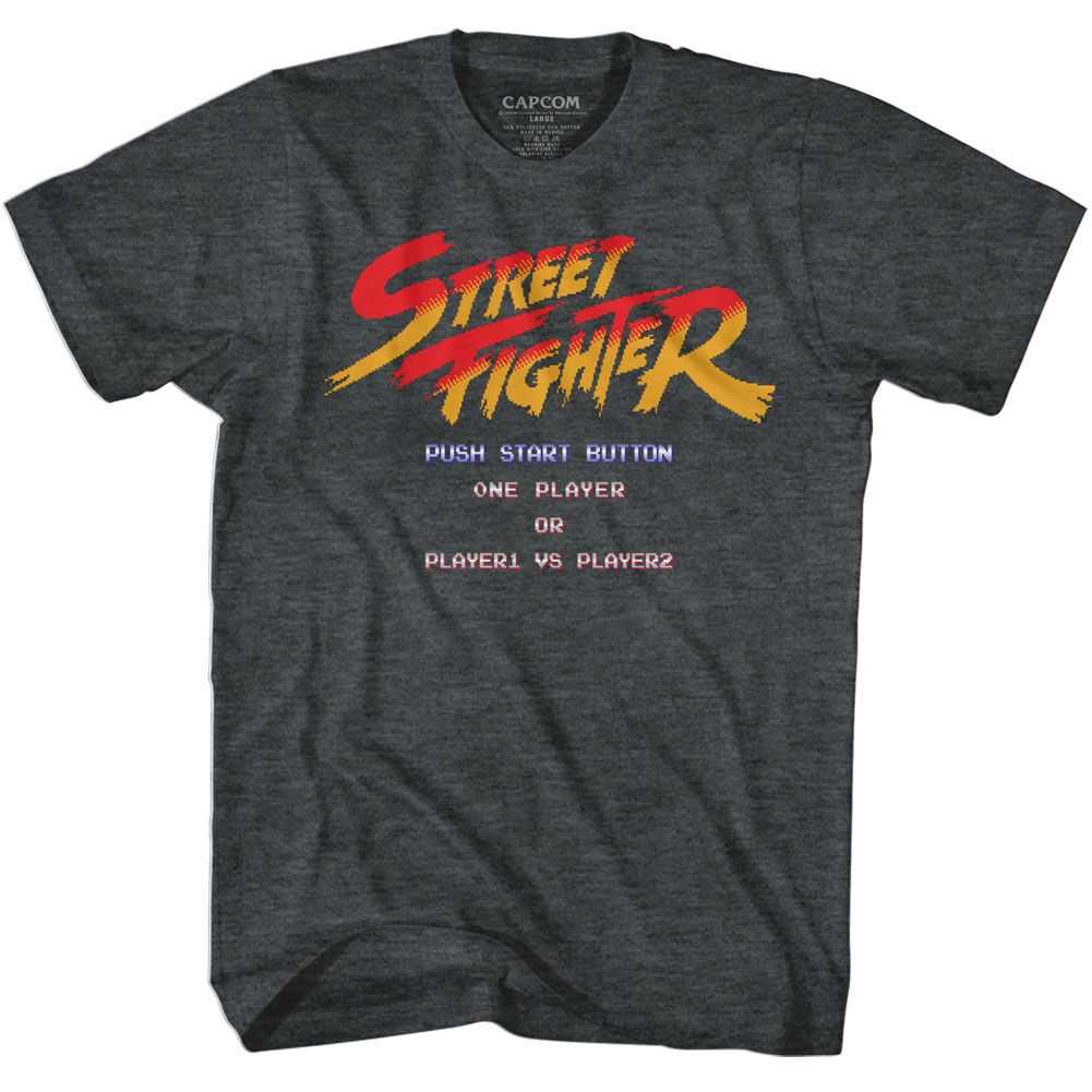 Street Fighter - START SCREEN Adult Shirt