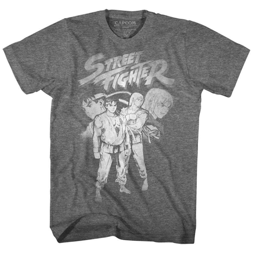 Street Fighter - SF ALPHA 3 RYU-KEN Adult Shirt