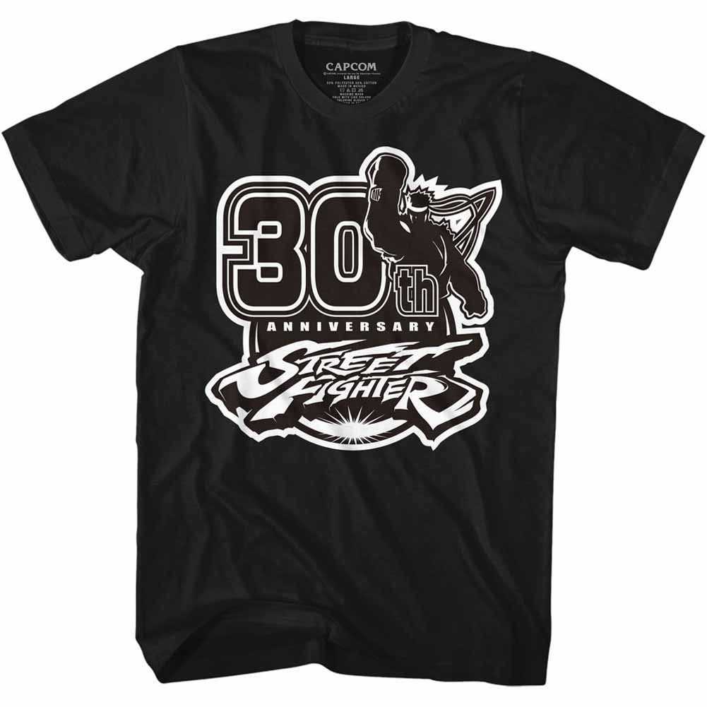Street Fighter - SF30BW Adult Shirt