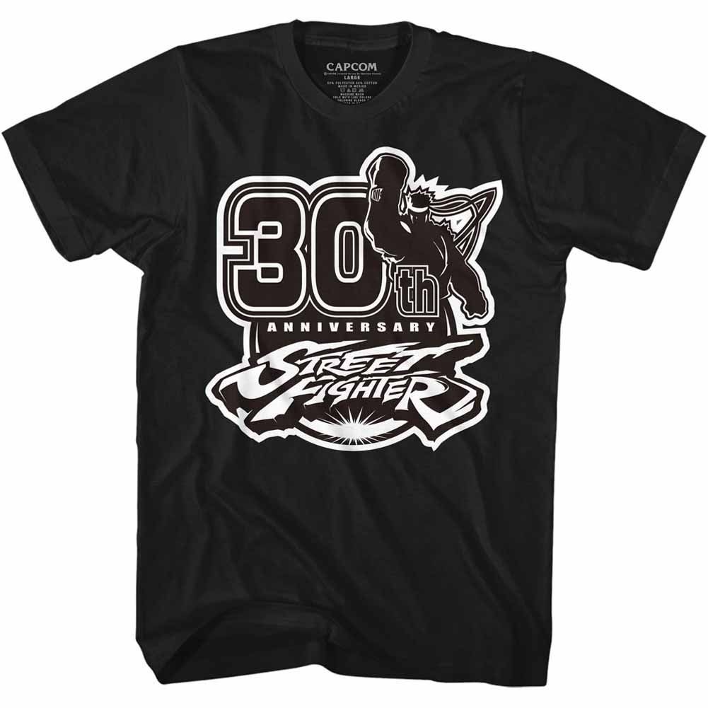 Street Fighter - SF30BW Adult Shirt