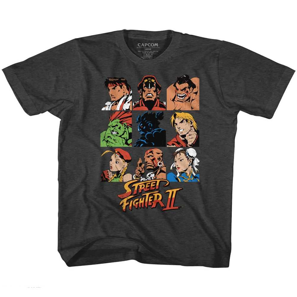 Street Fighter - SF2SHDRCAST Youth Shirt