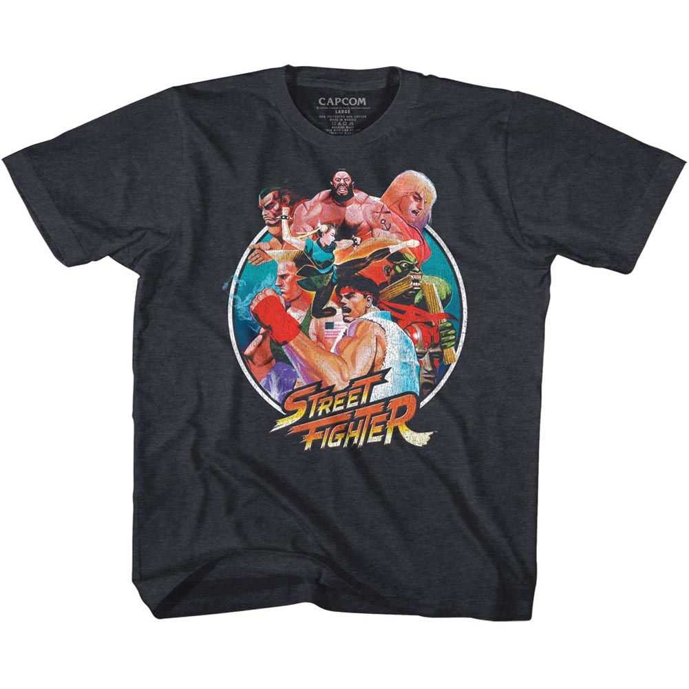 Street Fighter - GROUP CIRCLE Youth Shirt