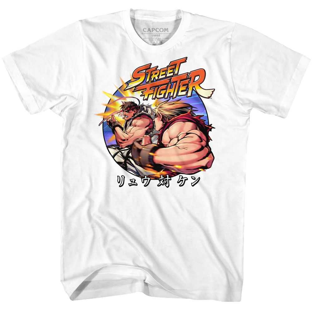 Street Fighter - RYU VS KEN Adult Shirt