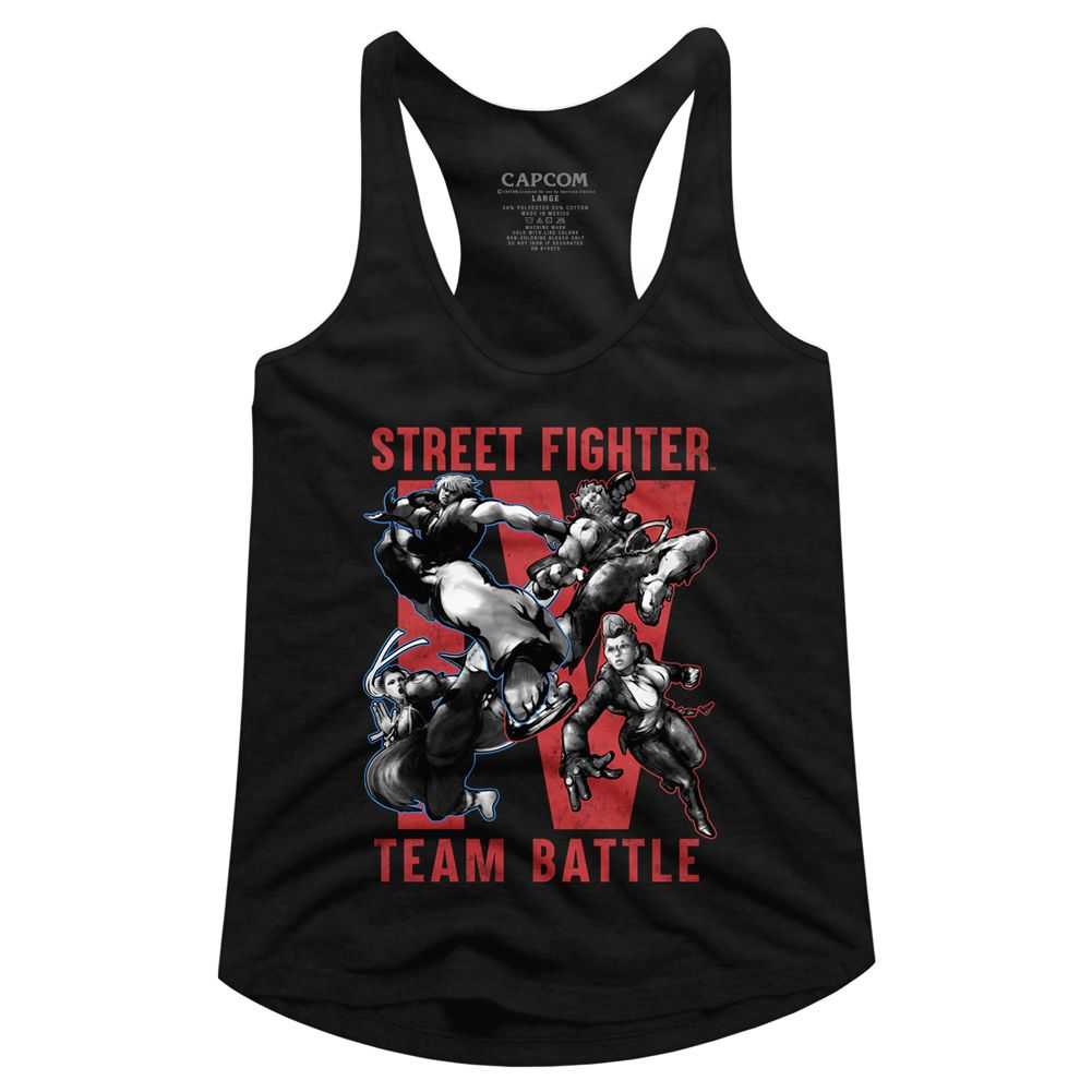 Street Fighter - TEAM BATTLE Adult Shirt
