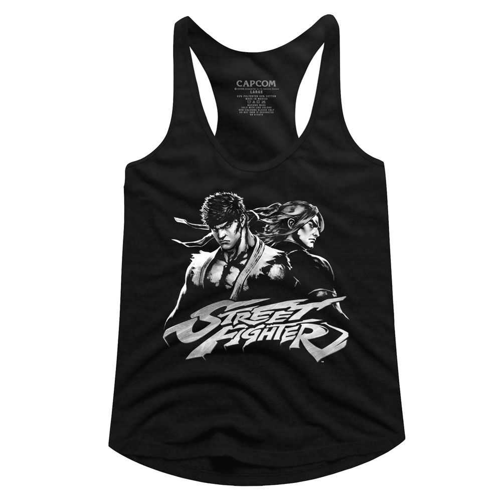Street Fighter - TWO DUDES Adult Shirt