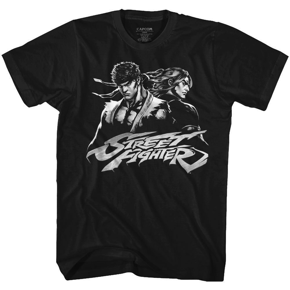 Street Fighter - TWO DUDES Adult Shirt