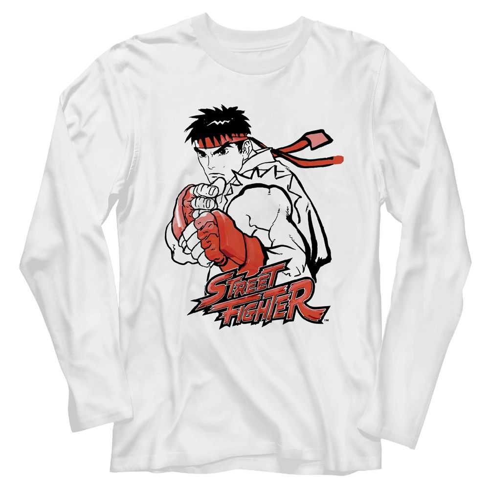 Street Fighter - RYU RED Adult Shirt