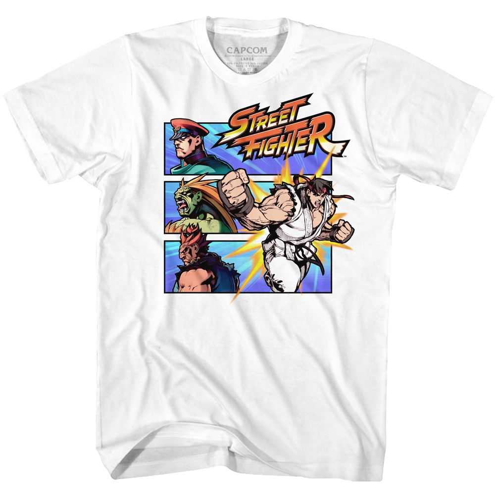Street Fighter - FIGHT A GUY Adult Shirt