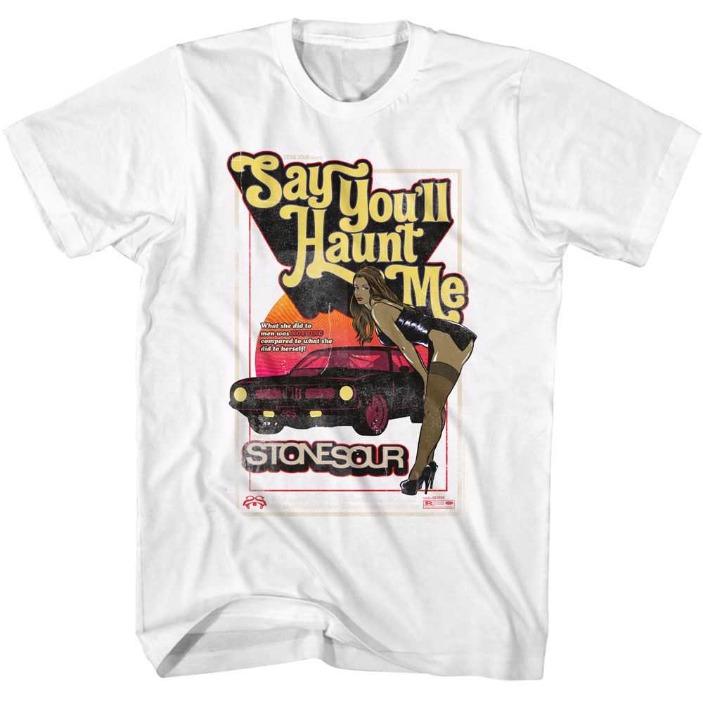 Stone Sour - STONE SOUR SAY YOULL HAUNT ME CAR Adult Shirt