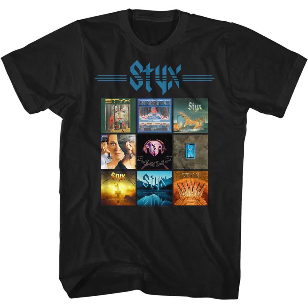 Styx - MANY ALBUMS Adult Shirt