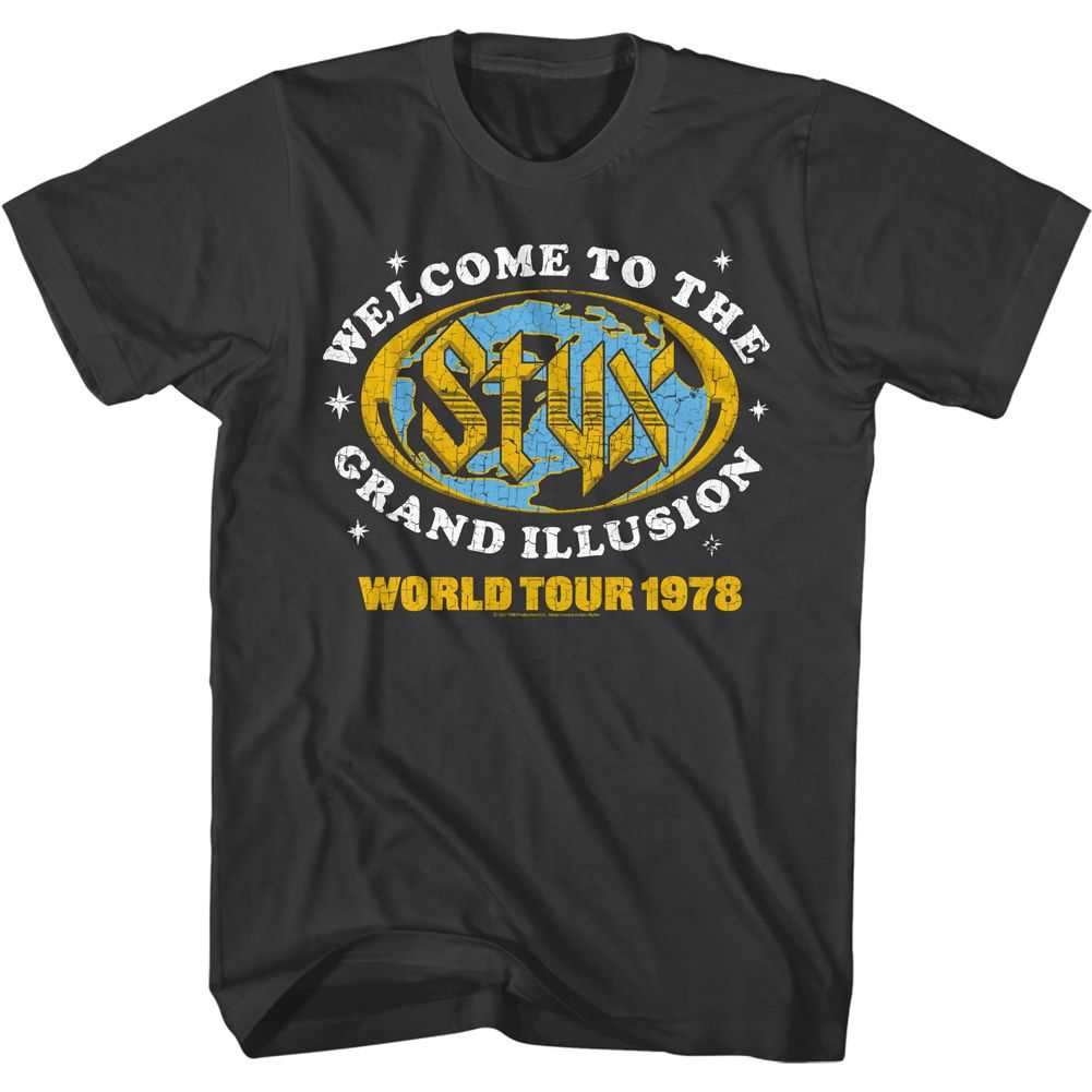 Styx - GRAND ILLUSION TOUR Adult Shirt