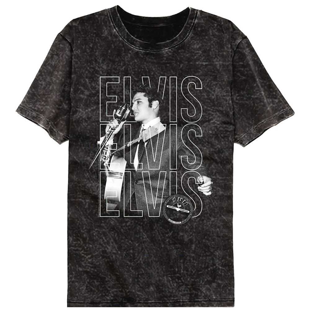 Elvis Sun Records - SUN RECORDS ELVIS REPEAT Adult Shirt