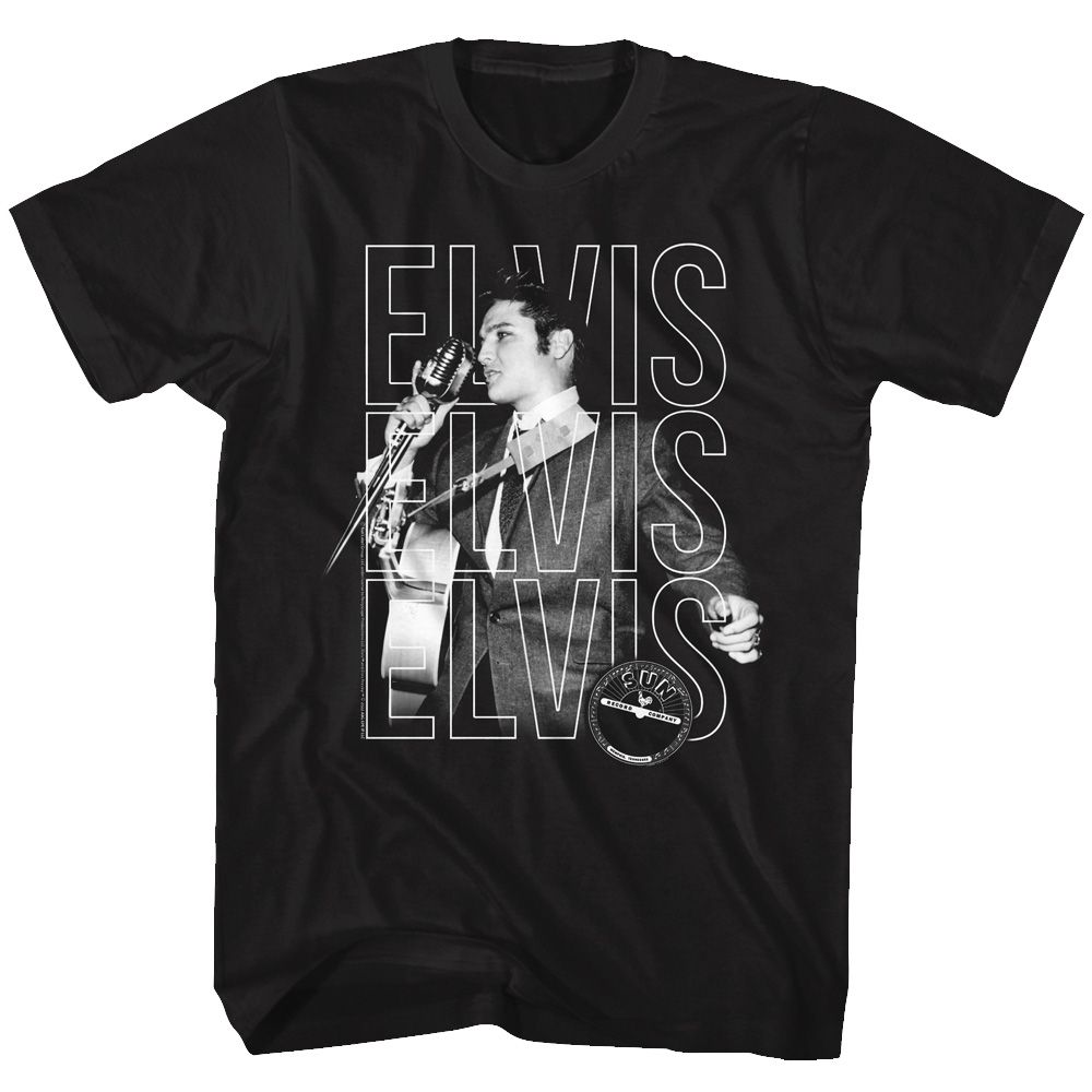 Elvis Sun Records - ELVIS REPEAT Adult Shirt