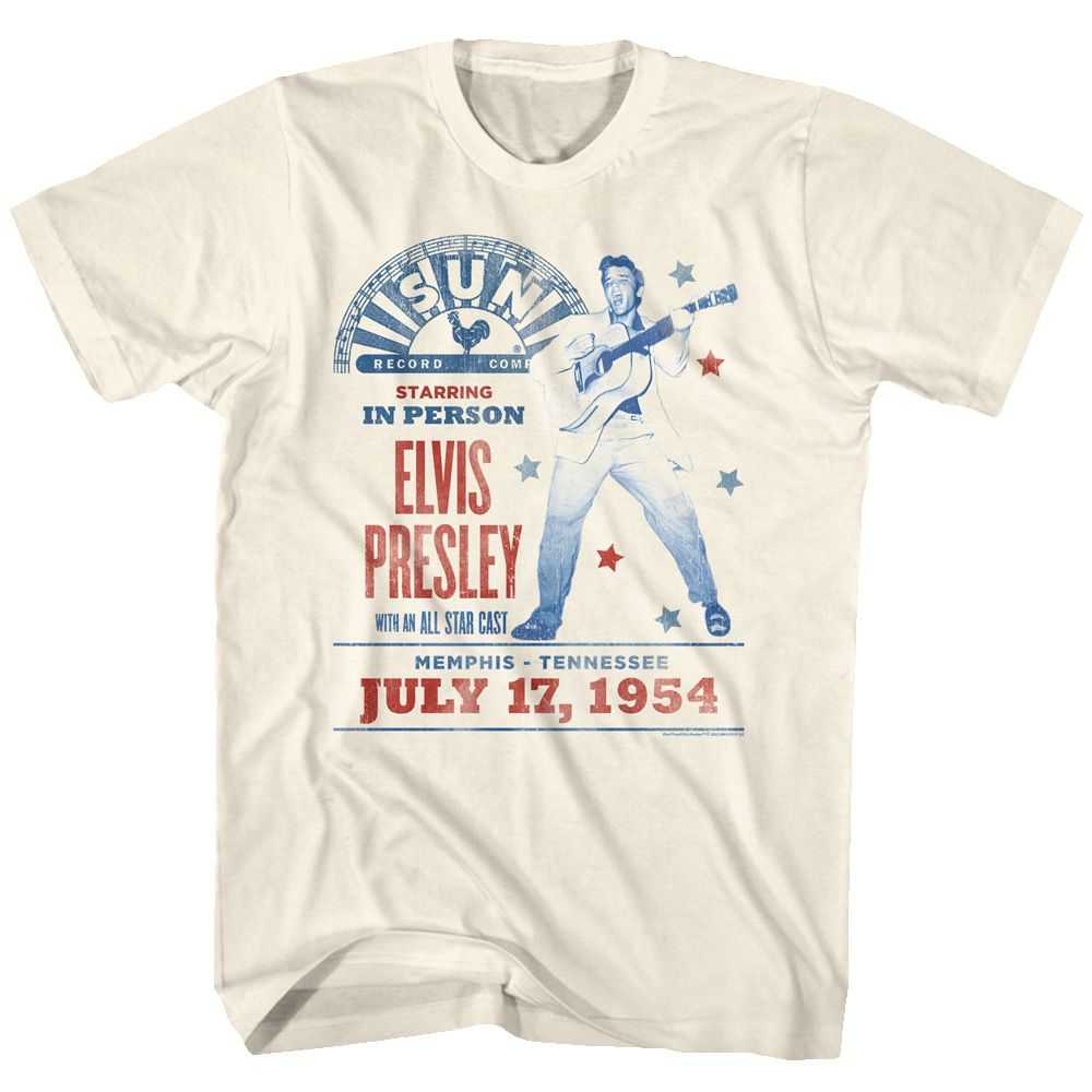 Elvis Sun Records - ELVIS CONCERT POSTER Adult Shirt