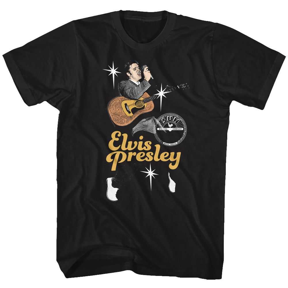 Elvis Sun Records - ELVIS SPARKLE Adult Shirt