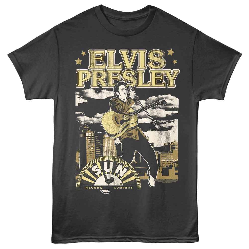Elvis Sun Records - ELVIS SUN RECORDS GOLDEN CITY Adult Shirt