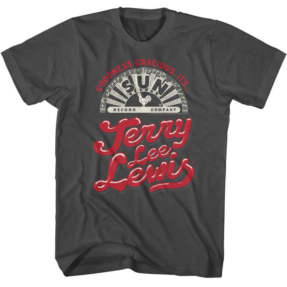 Sun Records - SUN RECORDS JERRY LEE LEWIS GOODNESS GRACIOUS Adult Shirt