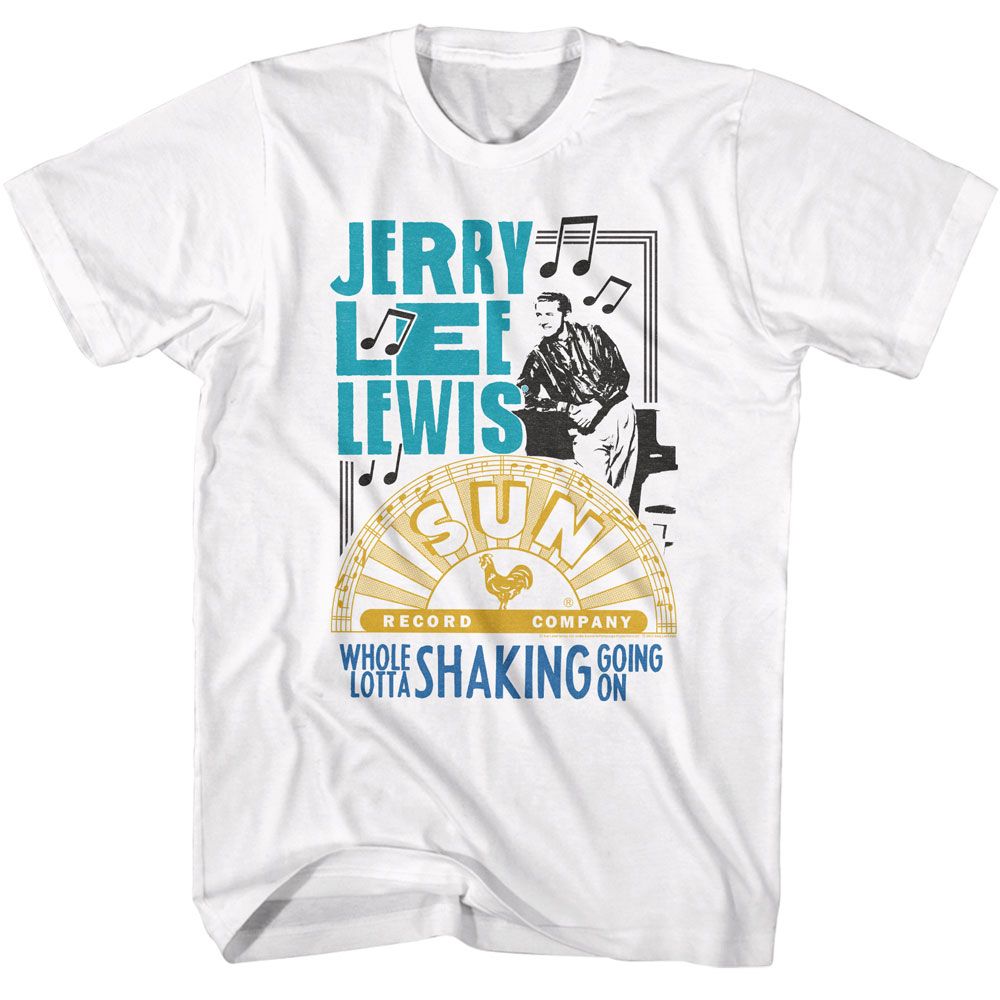 Sun Records - JERRY LEE LEWIS WHOLE LOTTA SHAKING Adult Shirt