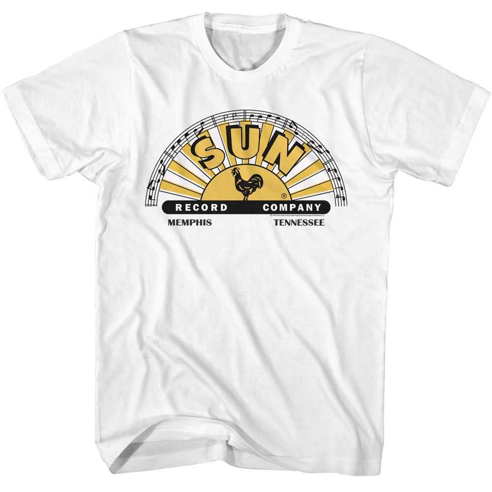 Sun Records - SUN RECORDS LOGO WITH OFFSET COLOR Adult Shirt