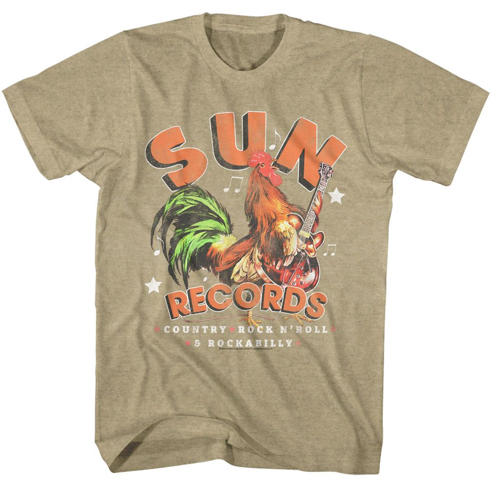Sun Records - SUN RECORDS COUNTRY AND ROCK Adult Shirt