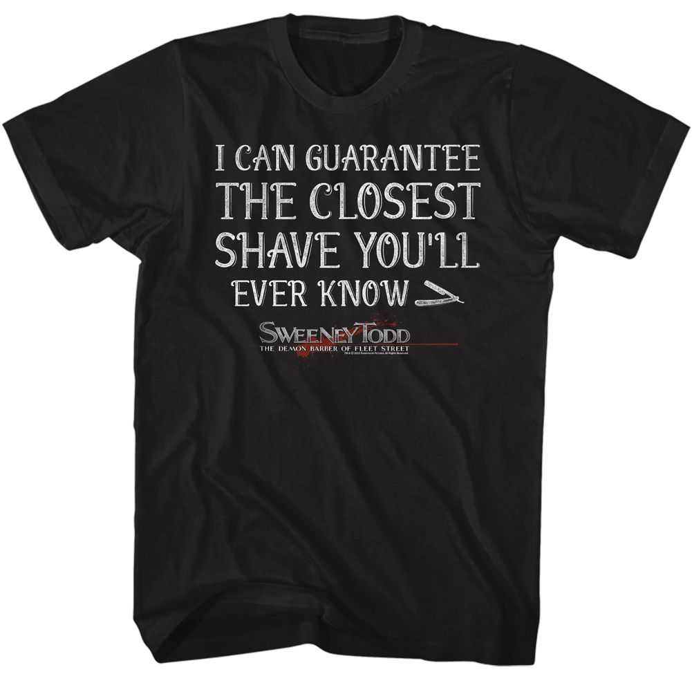 Sweeney Todd - SWEENEY TODD-CLOSEST SHAVE Adult Shirt