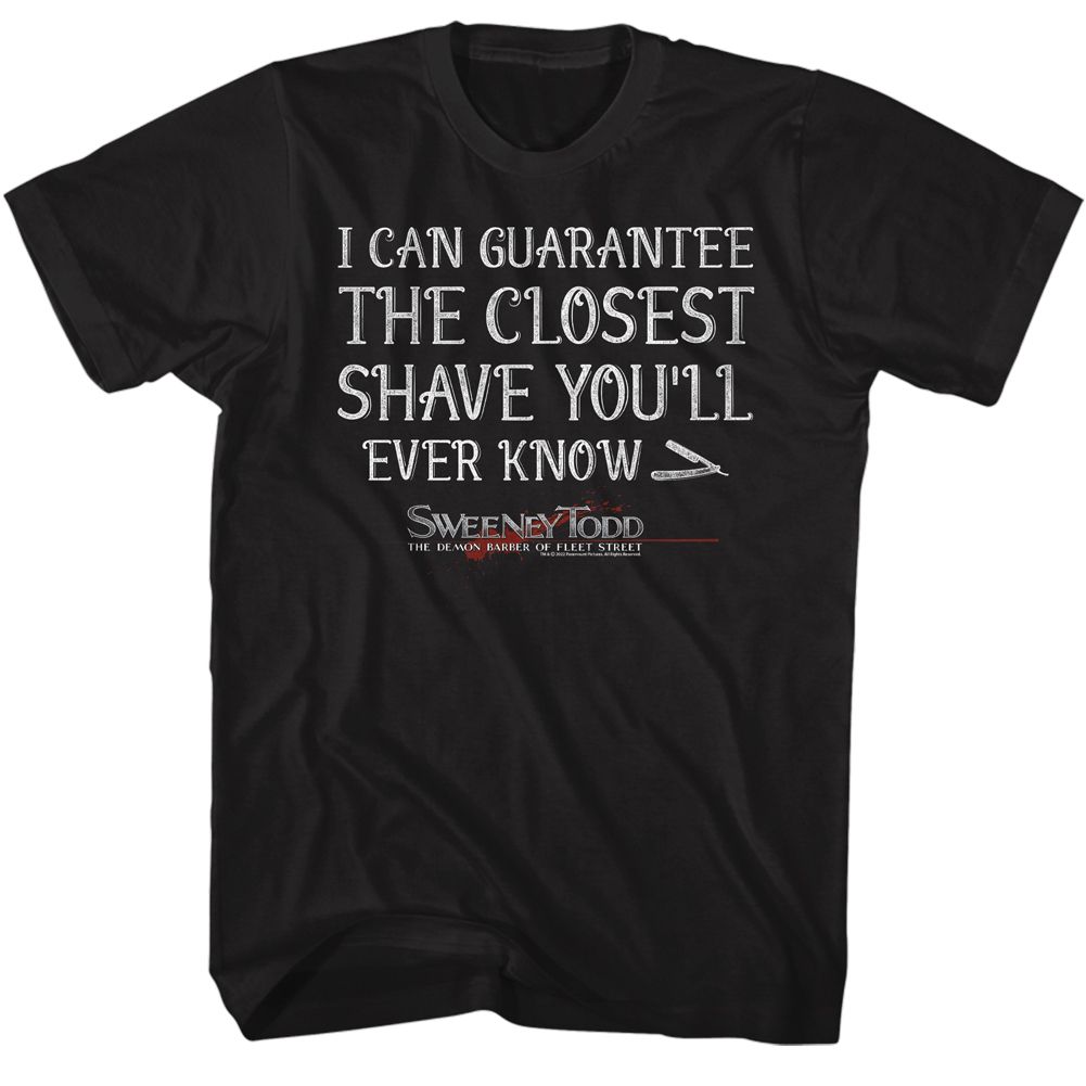 Sweeney Todd - SWEENEY TODD-CLOSEST SHAVE Adult Shirt