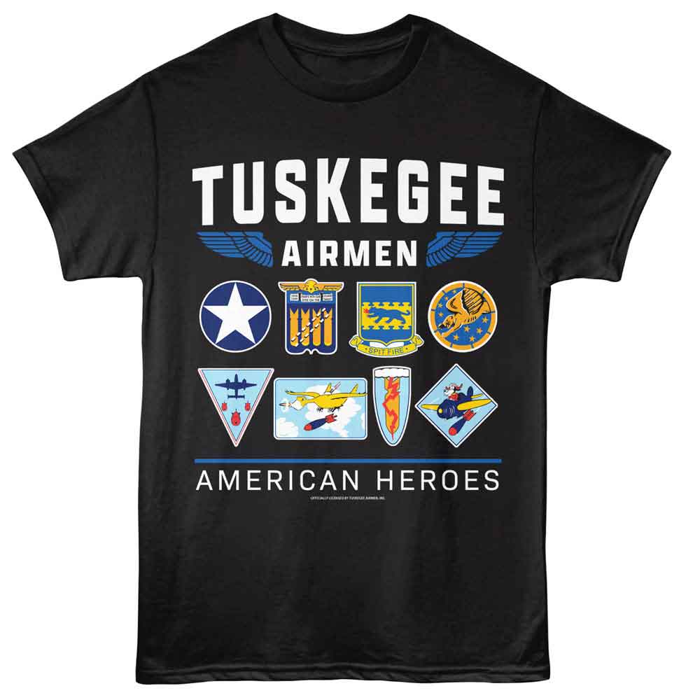 Tuskegee Airmen - TUSKEGEE AIRMEN AMERICAN HEROES Adult Shirt