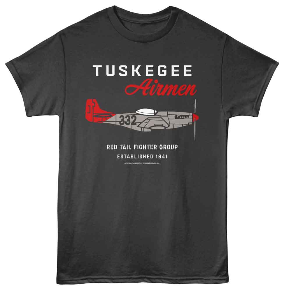 Tuskegee Airmen - TUSKEGEE AIRMEN RED TAIL FIGHTER GROUP Adult Shirt