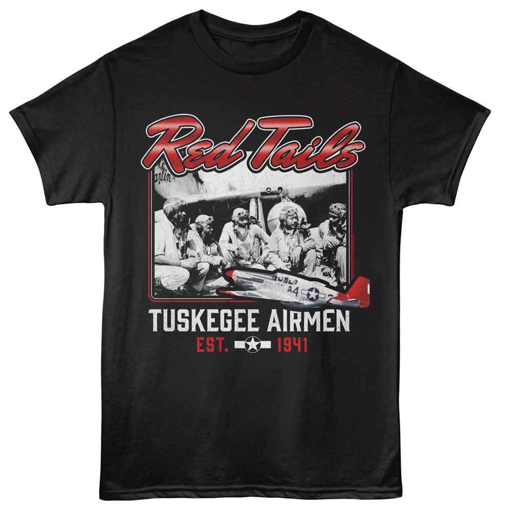 Tuskegee Airmen - TUSKEGEE AIRMEN RED TAILS Adult Shirt