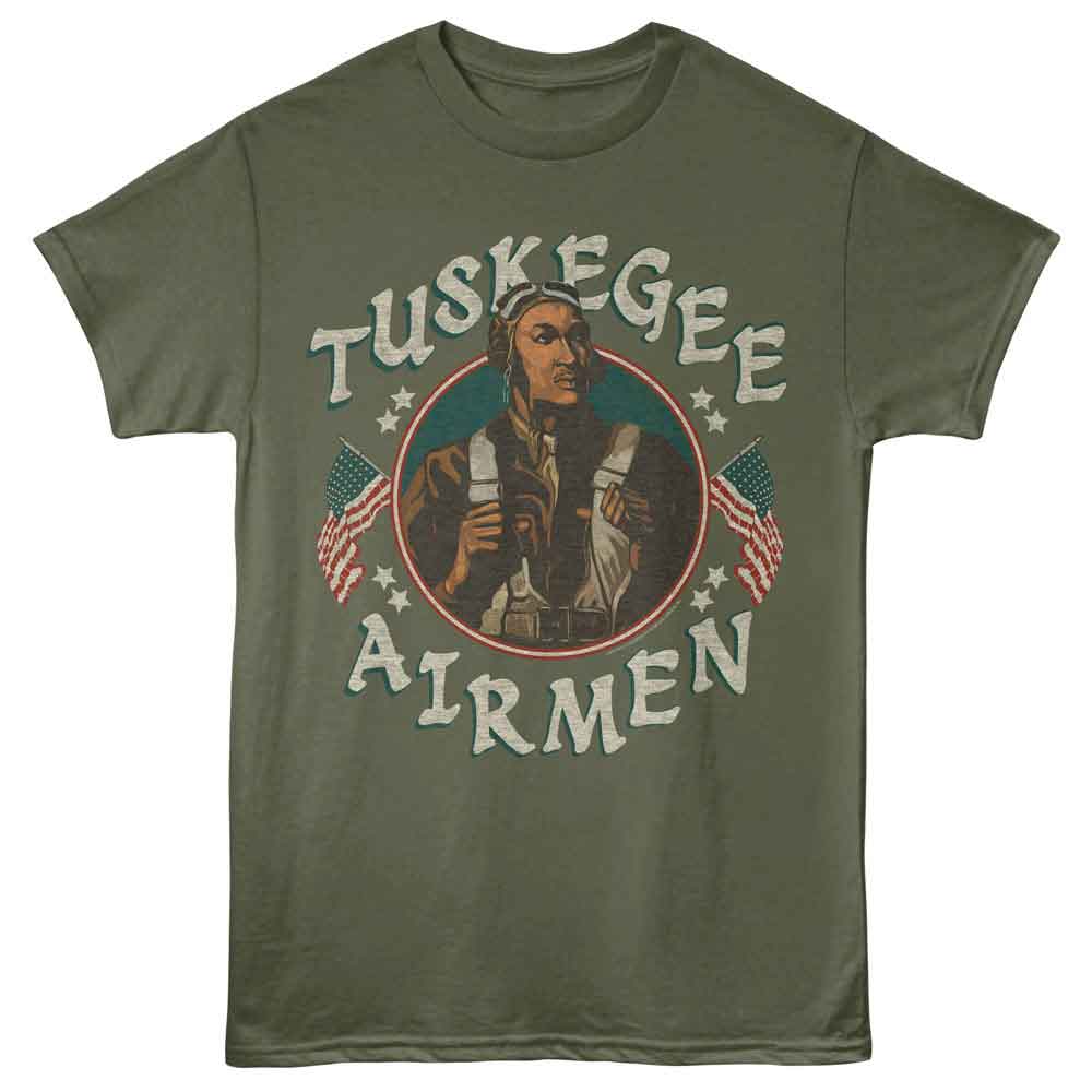 Tuskegee Airmen - TUSKEGEE AIRMEN DIEZ PORTRAIT Adult Shirt