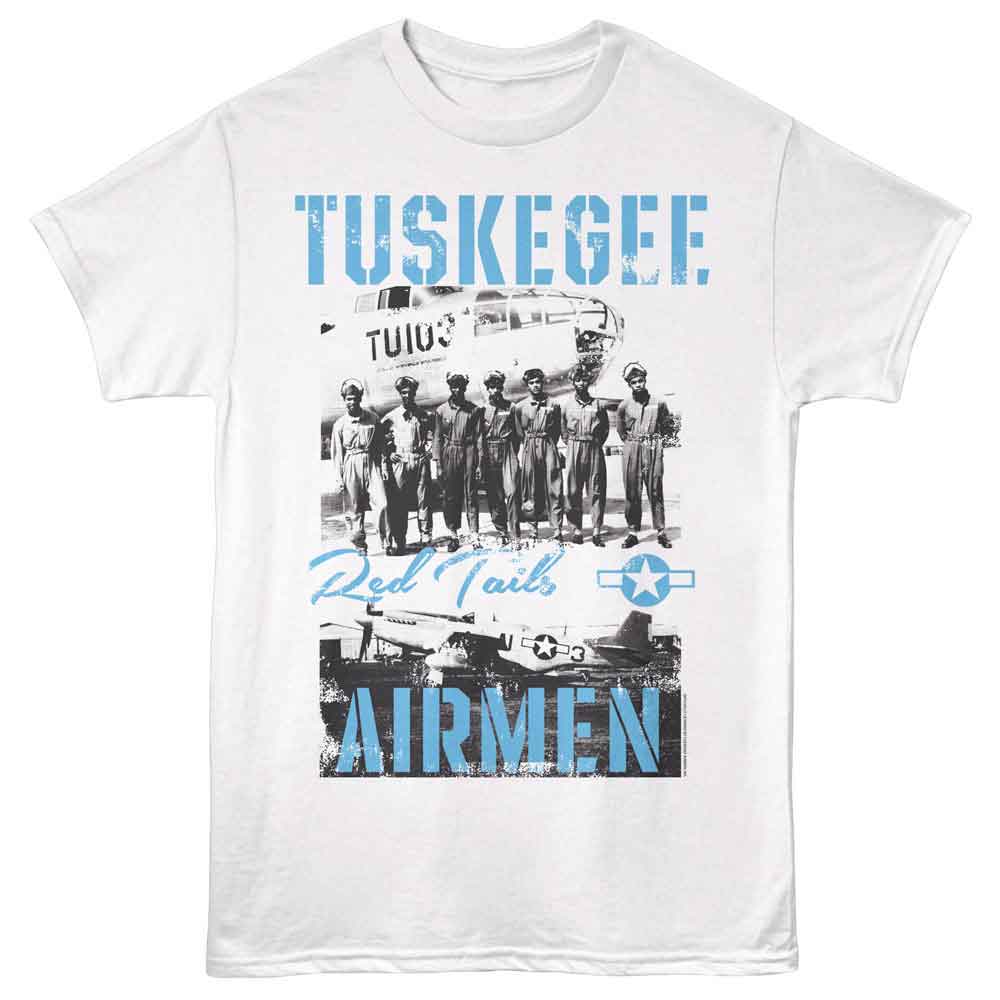 Tuskegee Airmen - TUSKEGEE AIRMEN REDTAILS COOL COLOR Adult Shirt