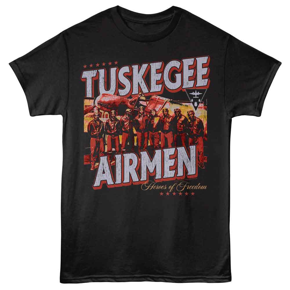 Tuskegee Airmen - TUSKEGEE AIRMEN HEROES OF FREEDOM Adult Shirt